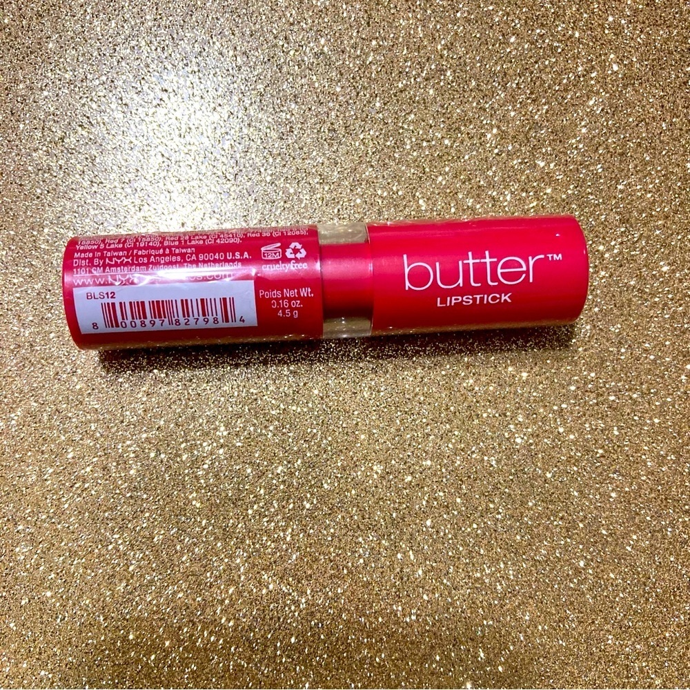 🆕 BLS12 NYX Butter Lipstick Little Susie Color - Picture 7 of 10